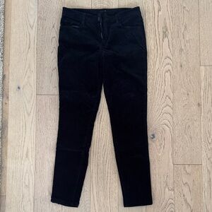 Navy Blue Velvet Pants